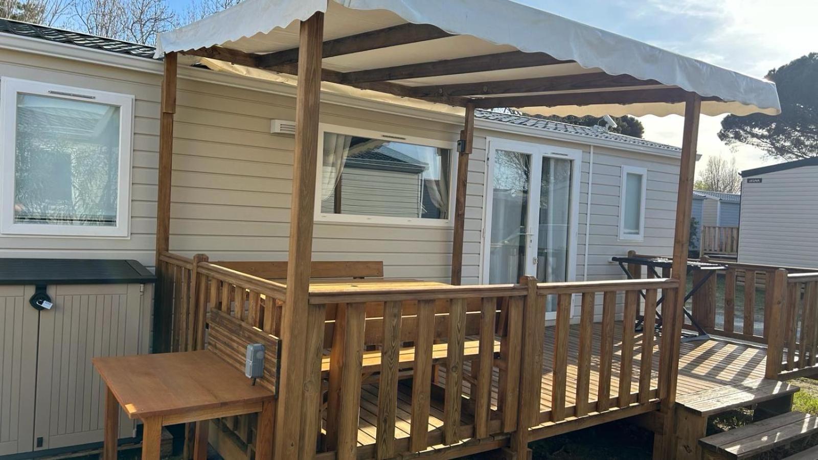 Mobil-Home - Narbonne-Plage - Clim, Tv Dış mekan fotoğraf