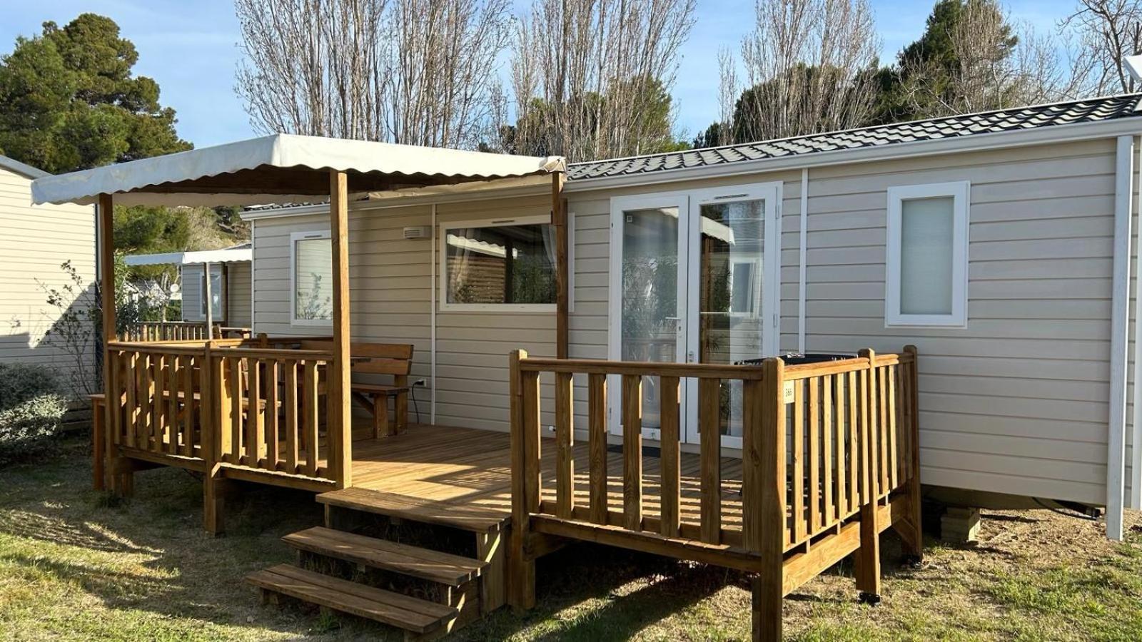 Mobil-Home - Narbonne-Plage - Clim, Tv Dış mekan fotoğraf